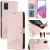 Leder Hülle für Samsung Galaxy A51 4G/M40S Süße Katze Flip Produktbild-Vorschau 1