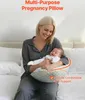 VEVOR tehotenský klinový vankúš, tehotenský vankúš v tvare Náhľad obrázku produktu 6