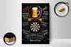 Holzschild Spruch 12x18 cm sports bar Darts relax and enjoy Produktbild-Vorschau 3