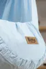 Baby Federwiege Komplett Set in blau Produktbild-Vorschau 4