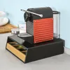 SoBuy Kapselhalter FRG280-SCH unter einer roten Kaffeemaschine auf Küchenarbeitsplatte Podgląd zdjęcia produktu