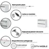 STIV Meble | Szafka na buty 2-modułowa z klapami | Biały Podgląd zdjęcia produktu 3
