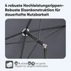 Sekey Sonnenschirm 200 x 125 cm Rechteckig Balkonschirm mit Produktbild-Vorschau 5