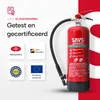 SAVS Feuerlöscher Schaum 6 Liter - 21A 113B - Fluor- und Produktbild-Vorschau 7