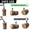 Holzspalter 42mm + 32mm mit 4 Bohrgriffe, Brennholz Produktbild-Vorschau 15