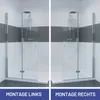 IMPTS Duschwand 120 x 185 cm Walk in Dusche Falttür Produktbild-Vorschau 11