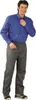 Größe L Herren Planam Outdoor Regen Monsun Hose grau Modell Produktbild-Vorschau 10