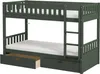 FURNLUX Etagenbett Viggo Grün 90x200cm / Hauptfarbe: Grün / Produktbild-Vorschau 1