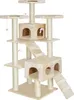 tectake® Kratzbaum Knuti 186 cm inklusive 2 Treppen, 4 Produktbild-Vorschau 1