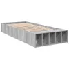 Möbel Bettgestell Grau Sonoma 100x200 cm Holzwerkstoff - Produktbild-Vorschau 2