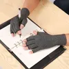 Arthritis Handschuhe für Schmerzlinderung, Fingerlos, Grau Produktbild-Vorschau 5
