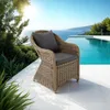 Fauteuil en rotin avec structure en aluminium, coussin Voir les images du produit 9