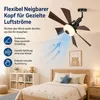 Wentylator sufitowy LED 52 cm z oświetleniem E27 RGB, Podgląd zdjęcia produktu 9