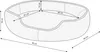 Dehner Lieblinge Hundebett und Katzenbett Sammy, oval, ca. Produktbild-Vorschau 2