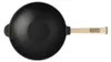 Wok Bratpfanne Ø24 cm 2,2 L aus Gusseisen mit Holzgriff Produktbild-Vorschau 5