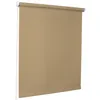 A tan roller blind is shown against a white background. Produktbild-Vorschau