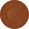 Rund juta Mrcarpet Teppiche Roest/terracotta 200cm Náhled obrázku produktu 2