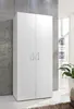 Schrank - Weiß - 70 x 185 x 40 cm - 5 Einlegeböden Produktbild-Vorschau 2