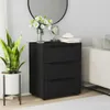 Sideboard VISNES Schwarz 60x40x73 cm Holzwerkstoff Produktbild-Vorschau 4