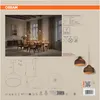 Lampa wisząca OSRAM Decor Cardboard Hat brązowa wykonana z Podgląd zdjęcia produktu 3