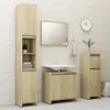 vidaXL Mobile da bagno rovere Sonoma 60x33x58 cm truciolato Anteprima dell’immagine prodotto 4