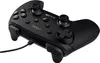 A black wired gaming controller is shown from a slightly elevated side angle. Náhled obrázku produktu