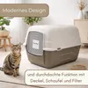 Katzenklo mit Deckel Schaufel und Aktivkohlefilter - Produktbild-Vorschau 7