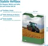 itenga Heftbox DIN A4 Hochformat aus PP Motiv Traktor Produktbild-Vorschau 2