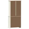 vidaXL Highboard VIGO Weiß 78x40x175 cm Massivholz Kiefer Produktbild-Vorschau 7