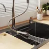 SONNI Breite Seite quadratisches Spülbecken 80 x 45 x 25,8 Produktbild-Vorschau 16