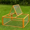 Wiltec Freilaufgehege Holz 1000 x 1000 x 450 mm, Quadrat Produktbild-Vorschau 2