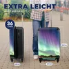 MuchoWow® Koffer Handgepäck Trolley Rollkoffer Kleine Produktbild-Vorschau 5