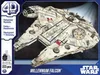 The image shows the box of a 3D puzzle of the Millennium Falcon from Star Wars. Anteprima dell’immagine prodotto