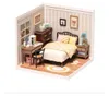 puzzle 3D, Mini Casa Vintage Camera da letto fai da te, Anteprima dell’immagine prodotto 9