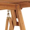 vidaXL Hollywoodschaukel 174 cm Massivholz Teak Produktbild-Vorschau 5
