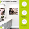 ARTland Glasbild Rose Zweig Größe: 80x60 cm Produktbild-Vorschau 2
