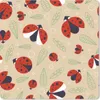 MuchoWow® Mauspad Mousepad Marienkäfer - Blätter - Design Produktbild-Vorschau 1