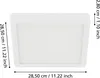 EGLO LED Deckenleuchte Fueva 5, 28,5 cm, Aufbauleuchte aus Produktbild-Vorschau 3