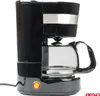 A black coffee maker with a glass carafe is shown against a white background. Náhled obrázku produktu