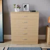 Commode 5 tiroirs Riano – Meuble rangement chambre en pin à Voir les images du produit 3