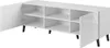 TV stolík 150 cm BERMEJO - biely / lesklý biely Náhľad obrázku produktu 3