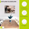ARTland Glasbild Rose Zweig Größe: 80x60 cm Produktbild-Vorschau 3
