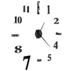 vidaXL 3D-Wanduhr Modernes Design 100 cm XXL Schwarz Produktbild-Vorschau 4