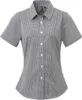 Premier Damen MicroKaro Kurzarm Bluse RW5522 (3XL) Produktbild-Vorschau 1