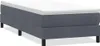 vidaXL Letto a molle senza materasso grigio scuro 90x210 cm Anteprima dell’immagine prodotto 1