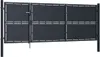 vidaXL Gartentor aus Stahl 350 x 125 cm Anthrazit Produktbild-Vorschau 8