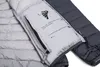 Die Innenseite der "TSUNAMI ECO Women" Jacke von Ocun zeigt eine Tasche mit Anweisungen zur Pflege der Kleidung. Produktbild-Vorschau