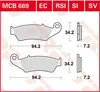 Sada brzdových destiček, kotoučová brzda TRW MCB669SI Náhled obrázku produktu 1