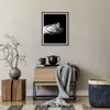 Gerahmtes Poster - Schwarzer Rahmen - Weiß Tiger Schwarz Produktbild-Vorschau 7