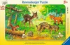 15 Teile Ravensburger Kinder Rahmen Puzzle Tierkinder des Produktbild-Vorschau 1